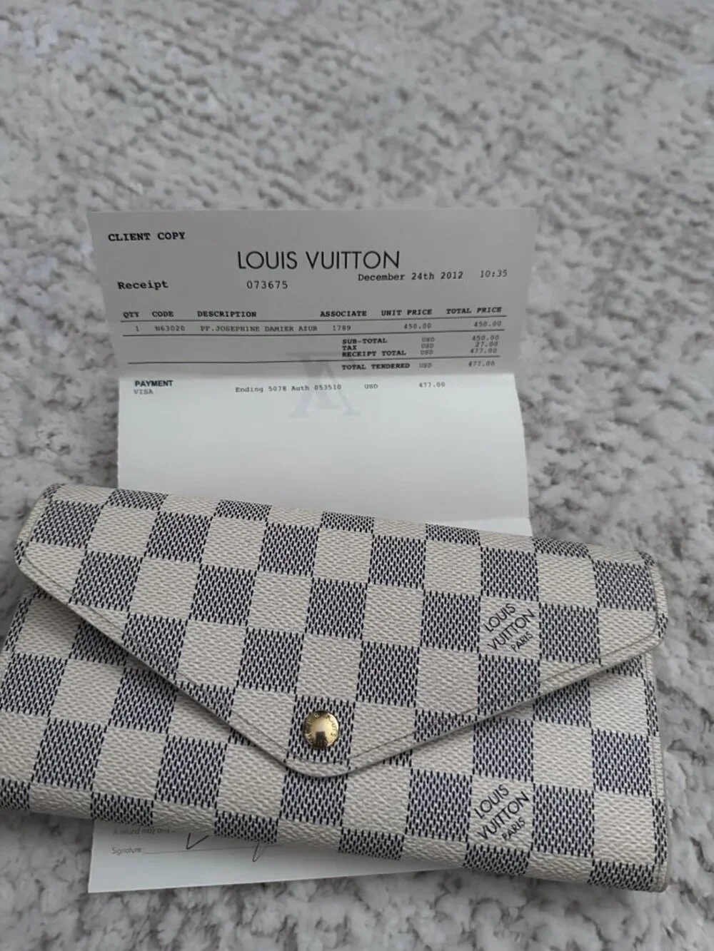 Louis Vuitton Josephine wallet